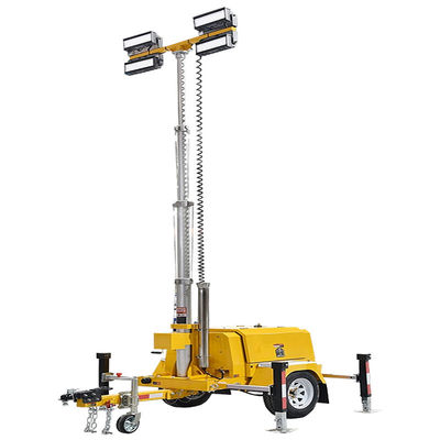 Купить Mobile Light Tower 4m 6.5m 9m Height Telescopic Light Towers LED Diesel Light Tower Manufacturers online manufacture