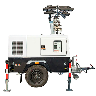 Купить Ночная сканировка Световой башни мощность 7KW / 50hz 9KW / 60hz Горный дизельный генератор Световой башни Мобильная световая башня online manufacture