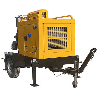 Купить Дизельный водяной насос для быстрой самовсасывающей перекачки сточных вод, портативный водяной насос 4, 6, 8 дюймов online manufacture