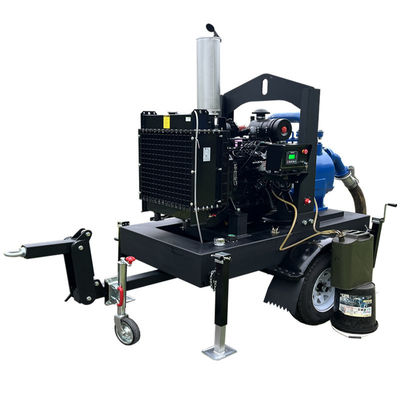 Купить Factory Diesel Powered Water Pumps High Suction Industrial Fluid Transfer Mobile Water Pump online manufacture