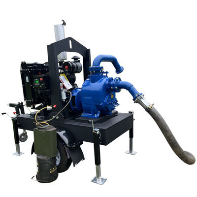 Купить China Cheap Self-Priming Centrifugal Pump Municipal Flood Control Water Pump Diesel Engine Pump Set online manufacture