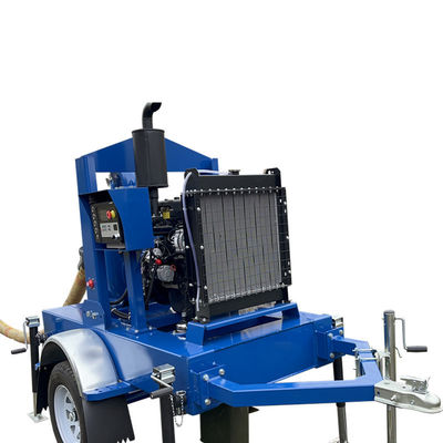Купить Trailer Mounted Water Pump Self Priming Sewage Pump High Performance Water Pump for Diesel Engine online manufacture