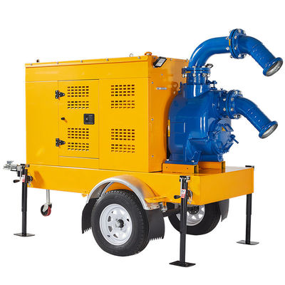 Купить Mobile Water Pump Self-Priming Pump High Flow 150~200m³/h Agricultural Irrigation Diesel Water Pump online manufacture