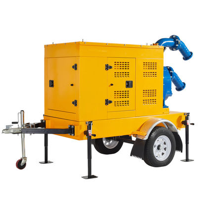 Купить Two-Wheels Water Pump High Head 15-20m Self Priming Vortex Pump Diesel Engine Pump Set online manufacture