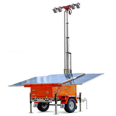 Купить Solar Lighting Towers Beam Angle 350° High Output Solar Lights Construction Sites Portable Solar Light Tower online manufacture