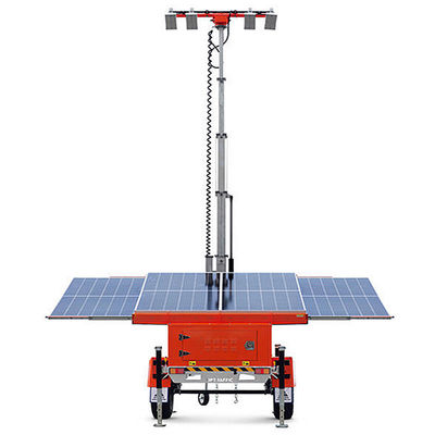 Купить Integrated Solar Light Tower Working Time 36 Hours Powerful Solar Lights Outdoor Events Trailer Light Tower online manufacture