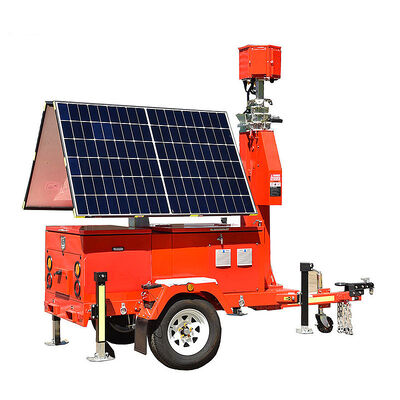 Купить Trailer Mounted Lighting Tower Renewable Energy Technologies Solar Powered Generator Industrial Light Tower online manufacture