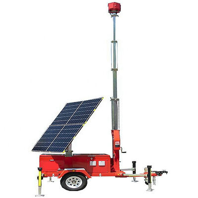 Купить Portable LED Light Towers Emergency Response Zones Zero Emissions Solar Light Tower for Sale online manufacture