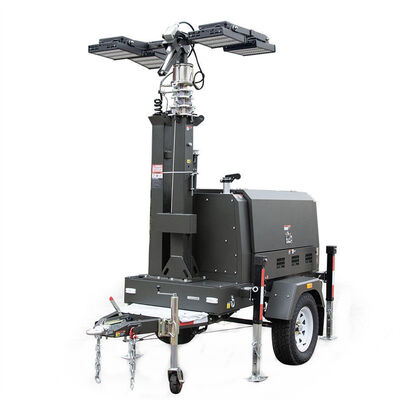 Купить Diesel Powered Light Tower Relief Emergency Light Tower 45L Large Fuel Tank Portable Diesel Light Tower online manufacture