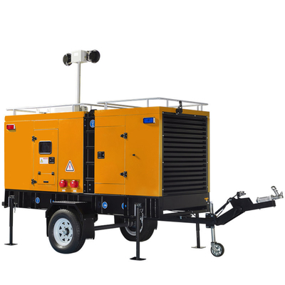 Интегрированная система управления Тихий водяной насос топливный бак 450L очистка сточных вод дизельный оросительный насос