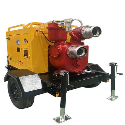 Diesel Engine Water Pump Trailer Emergency Pump Speed 1500rpm Agricultural Irrigation Water Pump