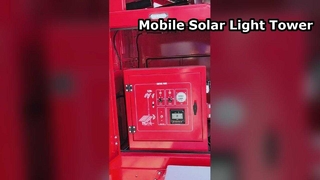 Мобильная башня наблюдения, система видеонаблюдения, стоянки, телескопическая световая башня, 7 мачт, подъемный солнечный свет